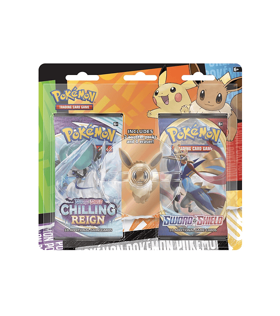 Pokémon TCG: Back to School Eraser Blister - Eevee