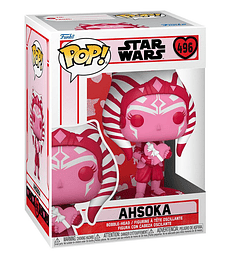 Star Wars Valentines POP! Star Wars Vinyl Figure Ahsoka 9 cm