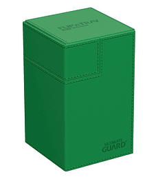 Ultimate Guard Flip`n`Tray 100+ XenoSkin Monocolor Green