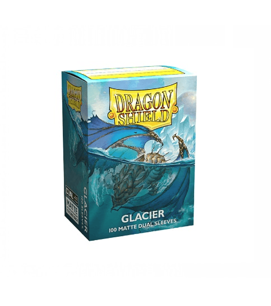 Dragon Shield Dual Matte Sleeves - Glacier 'Miniom' (100 Sleeves)