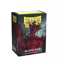 Dragon Shield Matte Sleeves - Blood Red 'Simurag' (100 Sleeves)