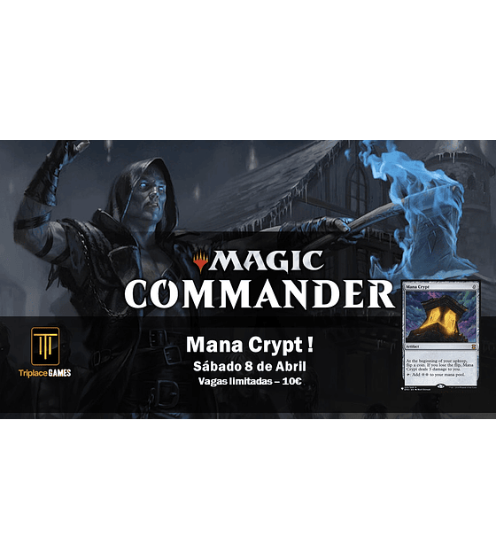 Bilhete de Evento: Commander Mana Crypt 