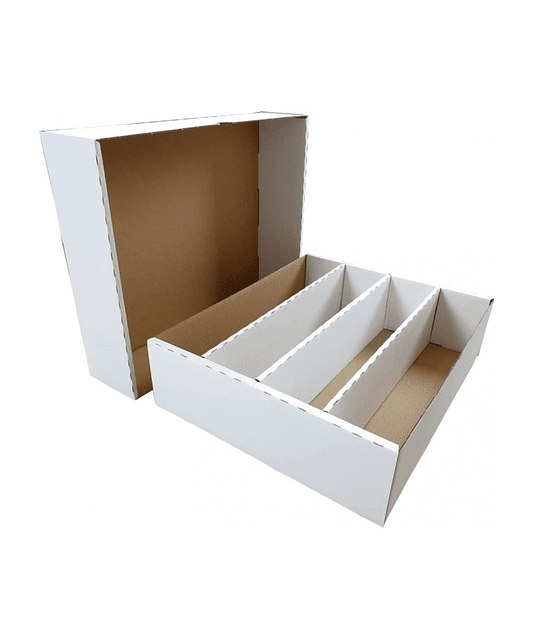 Cardbox / Fold-out Box with Lid for Storage of 4.000 Cards