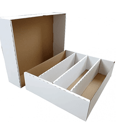 Cardbox / Fold-out Box with Lid for Storage of 4.000 Cards