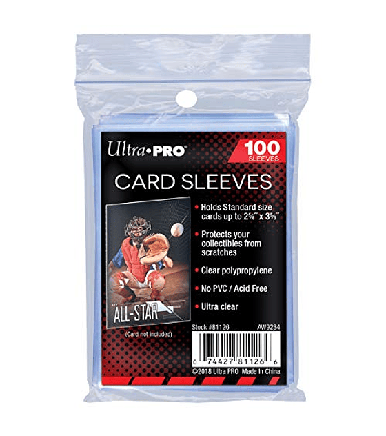 UP - Standard Sleeves - Regular Soft Card (100 Sleeves)