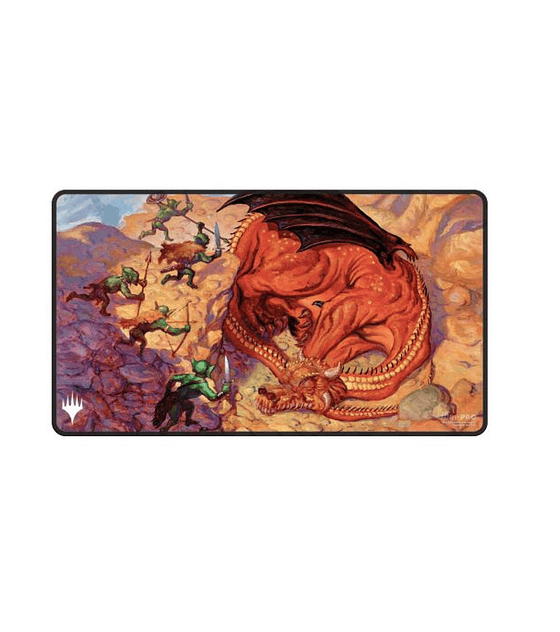 UP - Dominaria Remastered Black Stitched Playmat - V2 for Magic: The Gathering	