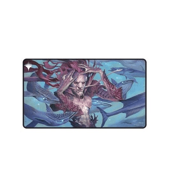 UP - Dominaria Remastered Black Stitched Playmat - V5 for Magic: The Gathering	