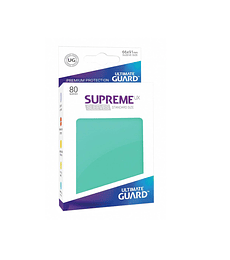Ultimate Guard Supreme UX Sleeves Standard Size Turquoise (80)
