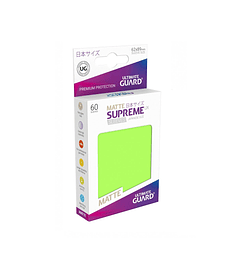 Ultimate Guard Supreme UX Sleeves Japanese Size Matte Light Green (60)