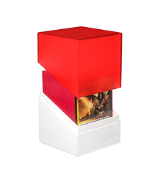 Ultimate Guard Boulder Deck Case 100+ SYNERGY Red/White
