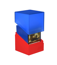 Ultimate Guard Boulder Deck Case 100+ SYNERGY Blue/Red