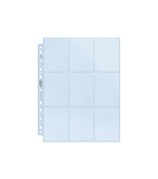 UP - SILVER 9-POCKET PAGES (11 HOLE) (100 PAGES) MICA