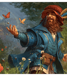 UP - THE LORD OF THE RINGS TALES OF MIDDLE-EARTH PLAYMAT 10 - FEATURING TOM BOMBADIL FOR MTG