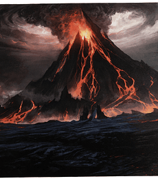 UP - THE LORD OF THE RINGS TALES OF MIDDLE-EARTH PLAYMAT 4 - FEATURING MOUNT DOOM FOR MTG
