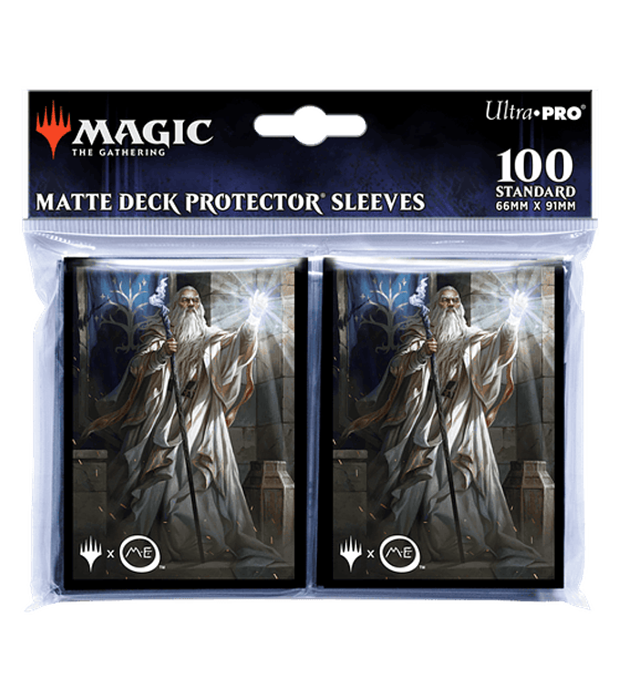 UP - THE LORD OF THE RINGS TALES OF MIDDLE-EARTH SLEEVES 2 FEATURING GANDALF FOR MTG (100 SLEEVES)