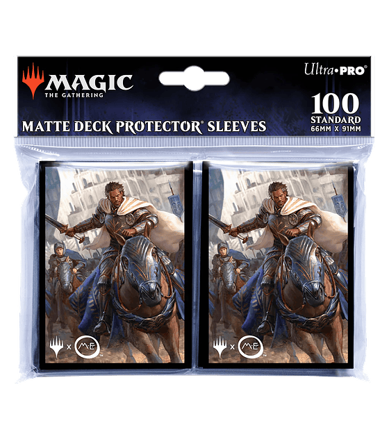 UP - THE LORD OF THE RINGS TALES OF MIDDLE-EARTH SLEEVES 1 FEATURING ARAGORN FOR MTG (100 SLEEVES)