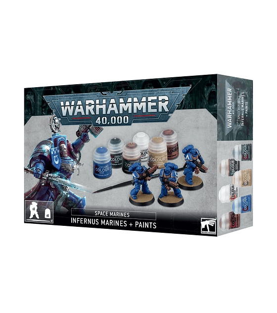 Space Marines: Infernus Marines + Paints Set