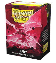 DRAGON SHIELD DUAL MATTE SLEEVES - FURY 'ALARIC, CRIMSON KING' (100 SLEEVES)