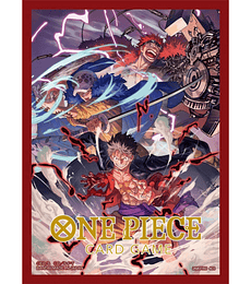 ONE PIECE CARD GAME - OFFICIAL SLEEVE THREE CAPTAINS