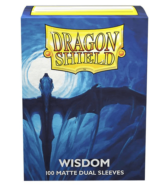 Dragon Shield Standard Size Dual Matte Sleeves - Wisdom (100 Sleeves)