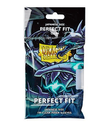 Dragon Shield Japanese Size Perfect Fit Inner Sleeves - Clear Qyonshi (100 Sleeves)