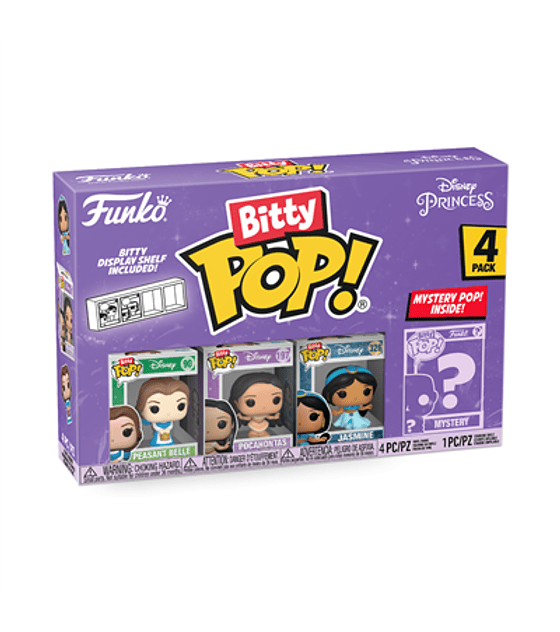 FUNKO BITTY POP! DISNEY PRINCESSES - BELLE (3+1 MYSTERY CHASE)