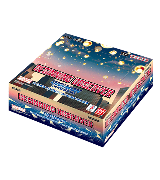 DIGIMON CARD GAME - BEGINNING OBSERVER BOOSTER DISPLAY BT16 (24 PACKS) - EN