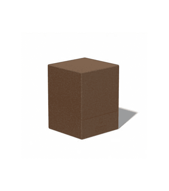 Ultimate Guard Return To Earth Boulder Deck Case 100+ Standard Size Brown