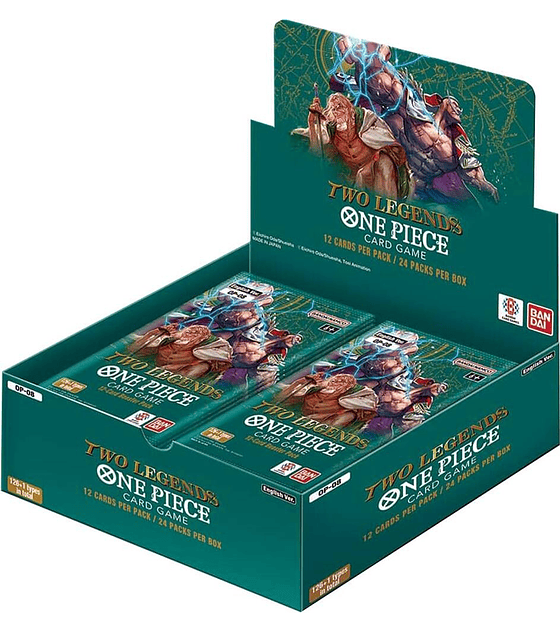 One Piece Card Game - Two Legends OP08 Booster Display (24 packs) - EN