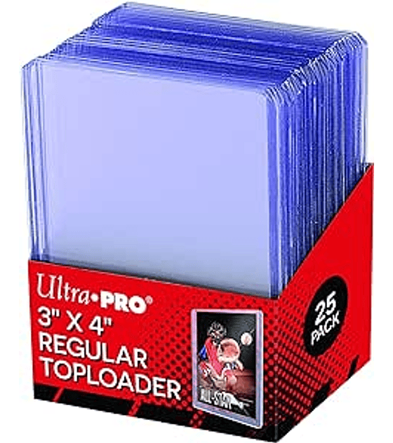 UP - Toploader - 3" x 4" Clear Regular (25 pieces)