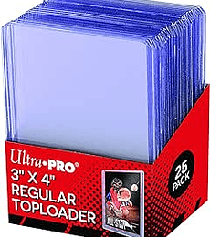 UP - Toploader - 3" x 4" Clear Regular (25 pieces)
