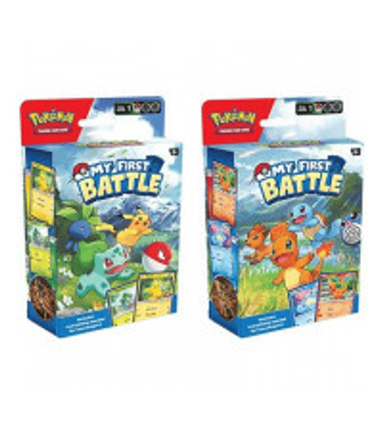 PKM - My First Battle - Bulbasaur vs Pikachu / Charmander vs Squirtle (12 Decks) - EN
