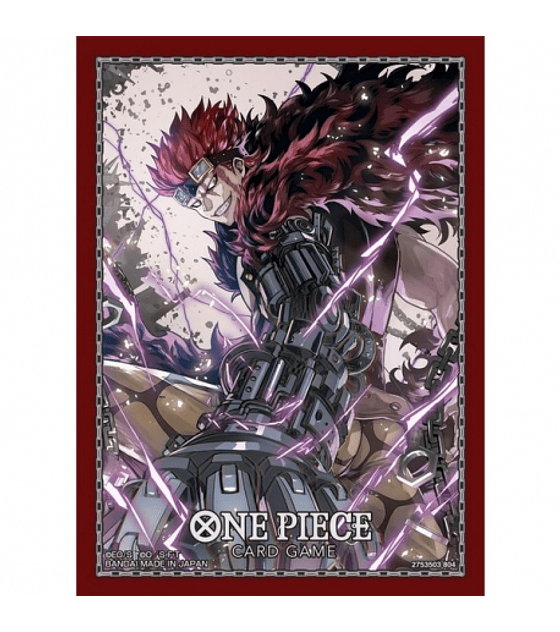 One Piece Card Game Official Sleeves Eustass Captain Kid