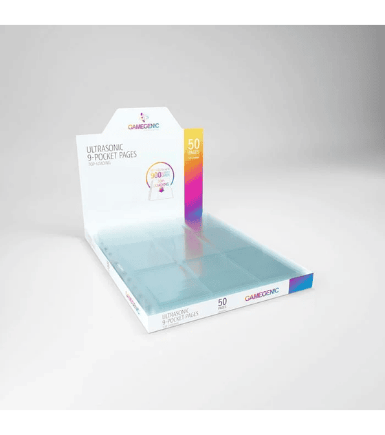 ULTRASONIC 9-POCKET PAGES TOP-LOADING (50 pages display)