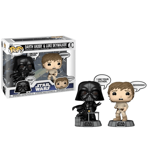 Funko POP! Star Wars: Sayings - Vader & Luke 2PK