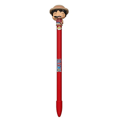 Funko Pen with topper One Piece Monkey D Luffy.  Officially licensed item.