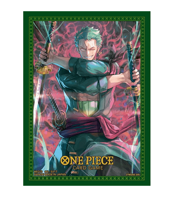 Official Sleeve 11 - One Piece Card Game - Roronoa Zoro