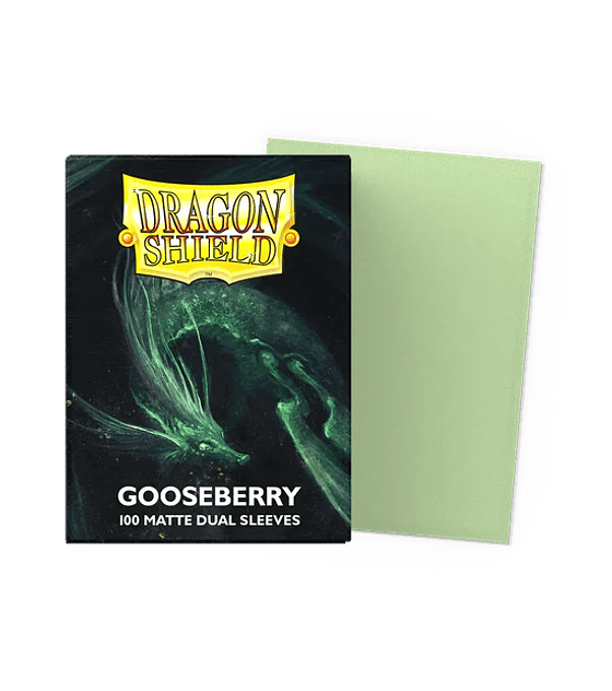Dragon Shield Sleeves - Standard Size - Matte Dual - Gooseberry (100 Sleeves)