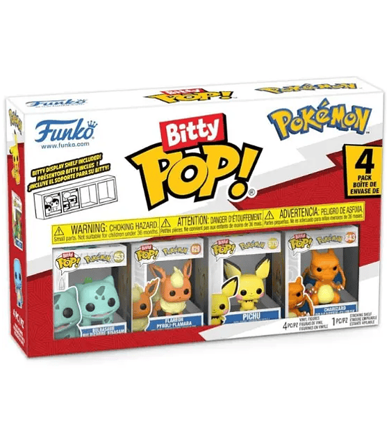 Funko Bitty POP!: Pokemon - Bulbasaur 4PK
