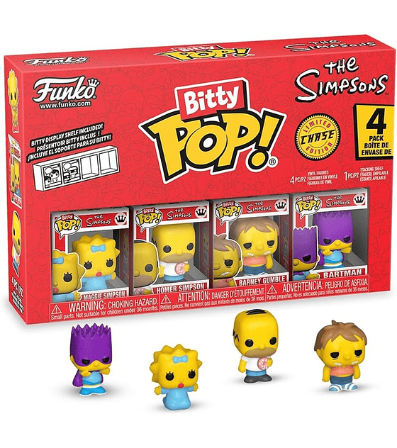Funk Bitty POP!: Simpsons - Maggie 4PK