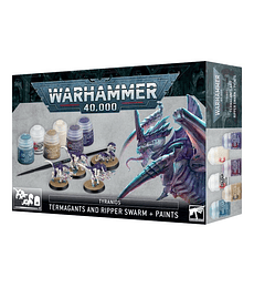 Tyranids: Termagants and Ripper Swarm + Paints Set
