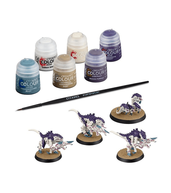 Tyranids: Termagants and Ripper Swarm + Paints Set
