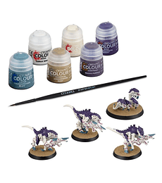 Tyranids: Termagants and Ripper Swarm + Paints Set