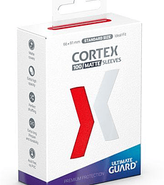 Ultimate Guard Cortex Sleeves Matte Standard Size (100) - Red