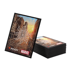 MTG - Marvel's Spider-Man Premium Art Sleeves - Plains