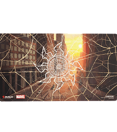 MTG - Marvel's Spider-Man Shiny Playmat - Plains