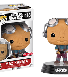 Funko POP! Star Wars Episode VII The Force Awakens - Maz Kanata No Glasses Bobble Head 10cm limited