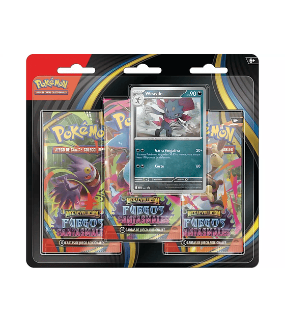 PKM - Phantasmal Flames Three Booster Blister - EN (RANDOM PKM)