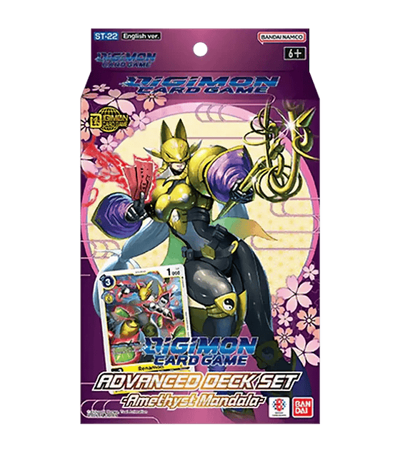  ST-22 - Digimon Card Game: Amethyst Mandala Advaced Deck - EN