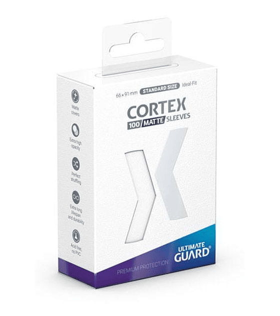 Ultimate Guard Cortex Sleeves Matte Standard Size (100) - White